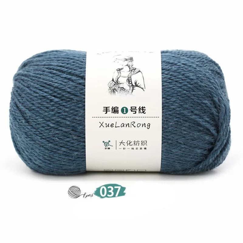 Hand-Knitted Scarf Yarn Ball, 4-Strand Coarse Australian Wool – DIY Knitting, Crochet, and Craft Projects
