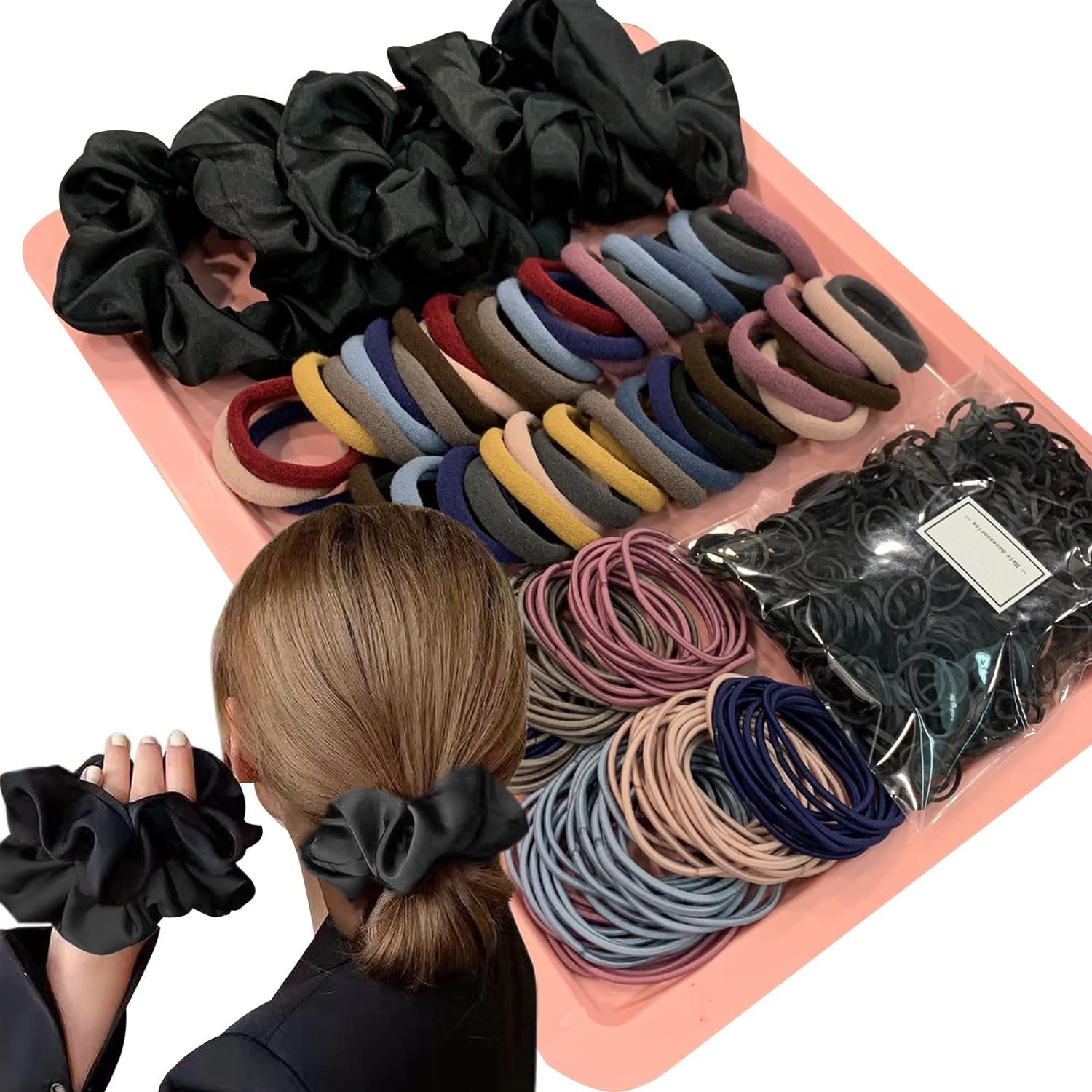 Large Intestine Ring Hair Accessories Suit Korean Color