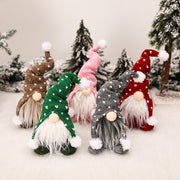 Nordic Forester Knitted Hat Sitting Doll Ornament