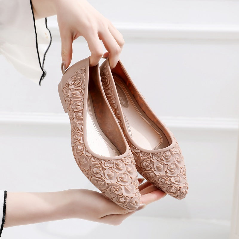 Women's Waterproof Non-slip Outer Wear Low-top Shallow Shoes