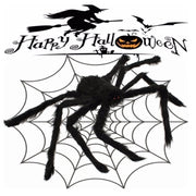Halloween Ghost Festival Supplies Bar Decoration Props Plush Spider Haunted House Prop Indoor Outdoor Giant Decor