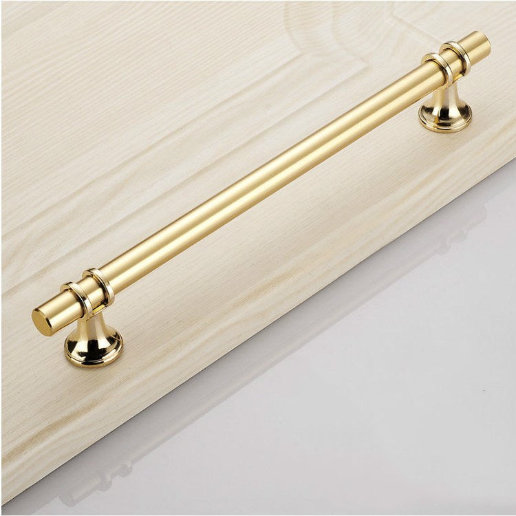 Gold Modern Minimalist American Style Black Cabinet Handle