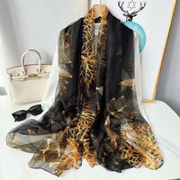 Flower Butterfly Black