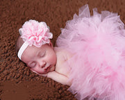 Dance Performance Net Yarn Princess Skirt And Hair Tie Set