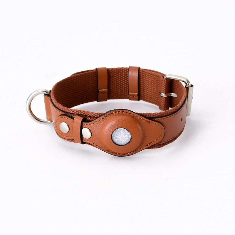 Apple Tracker Airtag Pet Collar Adjustable Dog Leash Collar Medium Large Dog Accessories Puppy Pet Supplies
