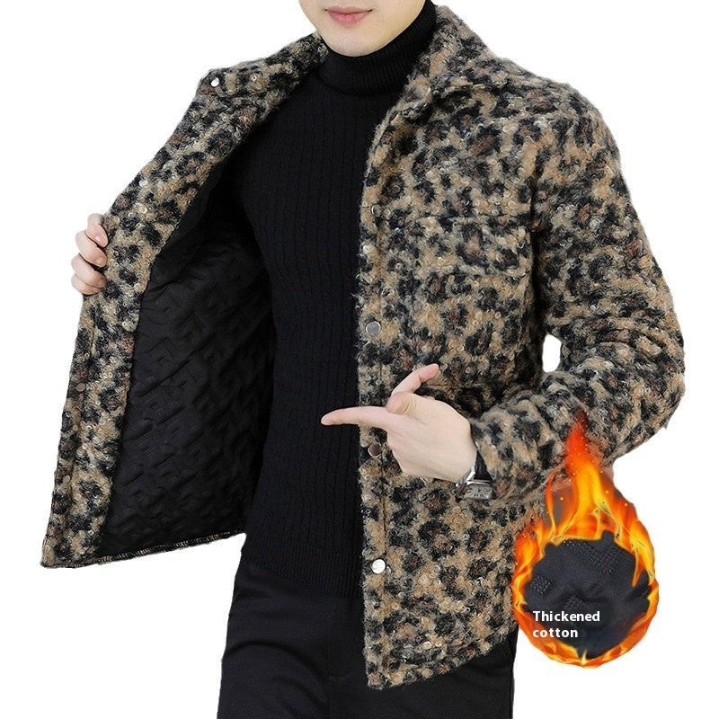 Winter Cotton Plus Versatile Men's Quilted Padded Jacket