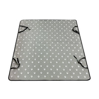 Gray Dog Footprints Back Row