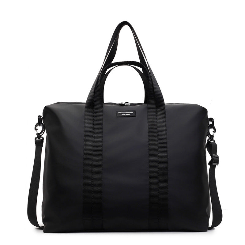 Unisex Solid Color Oxford Cloth Tote Travel Carryall