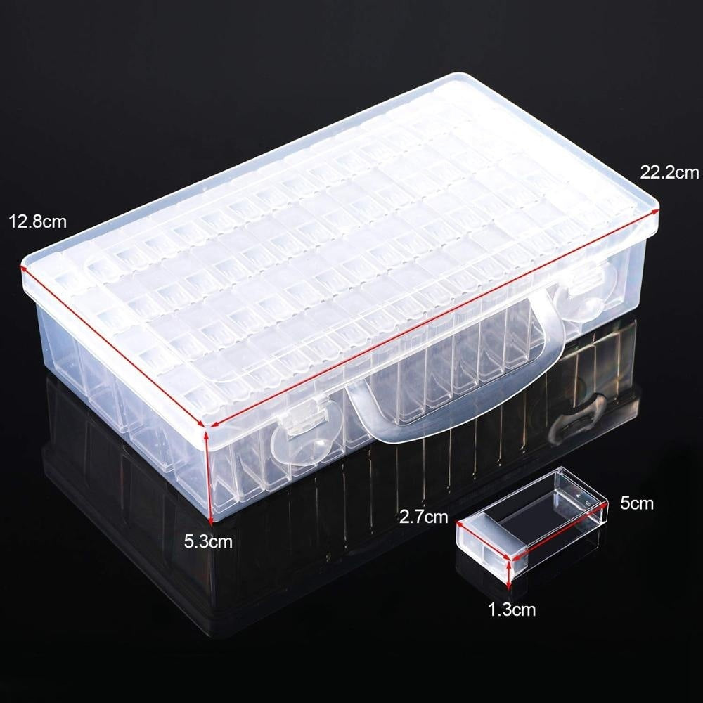 Rectangular Bottled Diamond Painting Embroidery Box Storage Box
