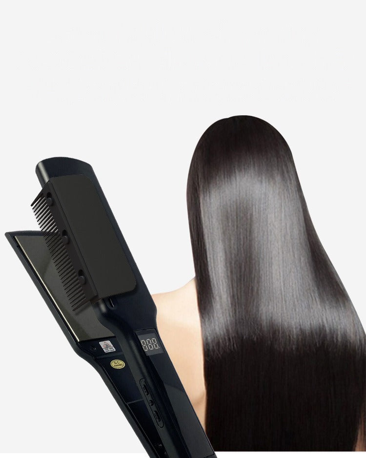 Electric Hair Straightener Comb – Removable Salon Styling Tool