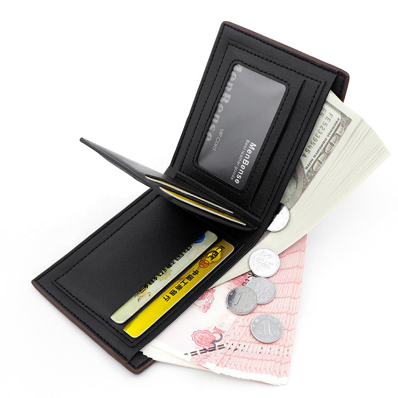 Men's PU Leather Snake Pattern Wallet Regular Fit Business