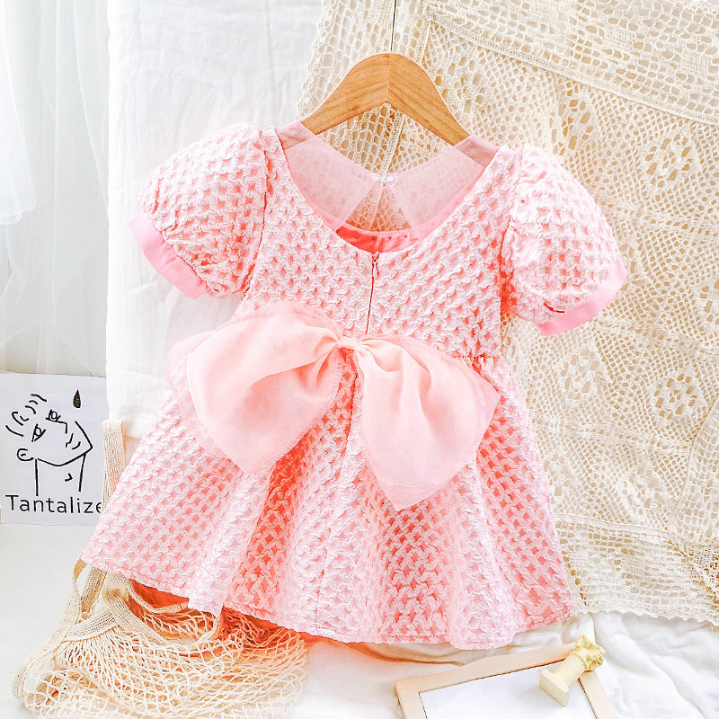 Western Style Dress Short Sleeve Fashionable