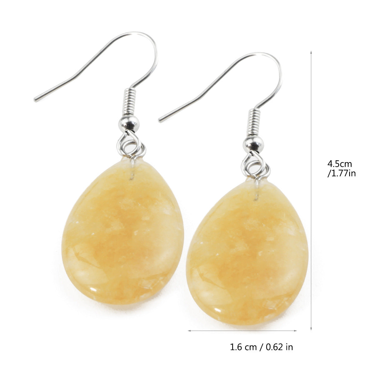 New Chinese Style Ornament Water Drop Natural Stone Earrings