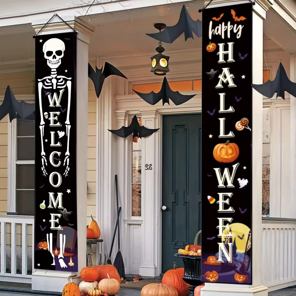 Halloween Party Festival Couplet Background Banner