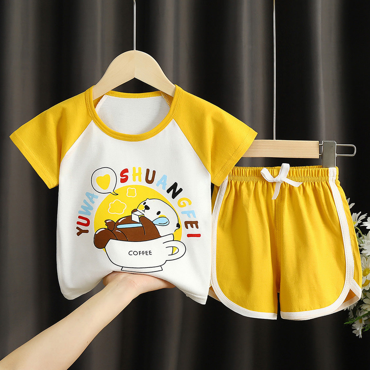 Summer Children’s Vest and Shorts Suit – Lightweight Kids Clothing Set