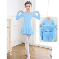 Split Blue Long Sleeved