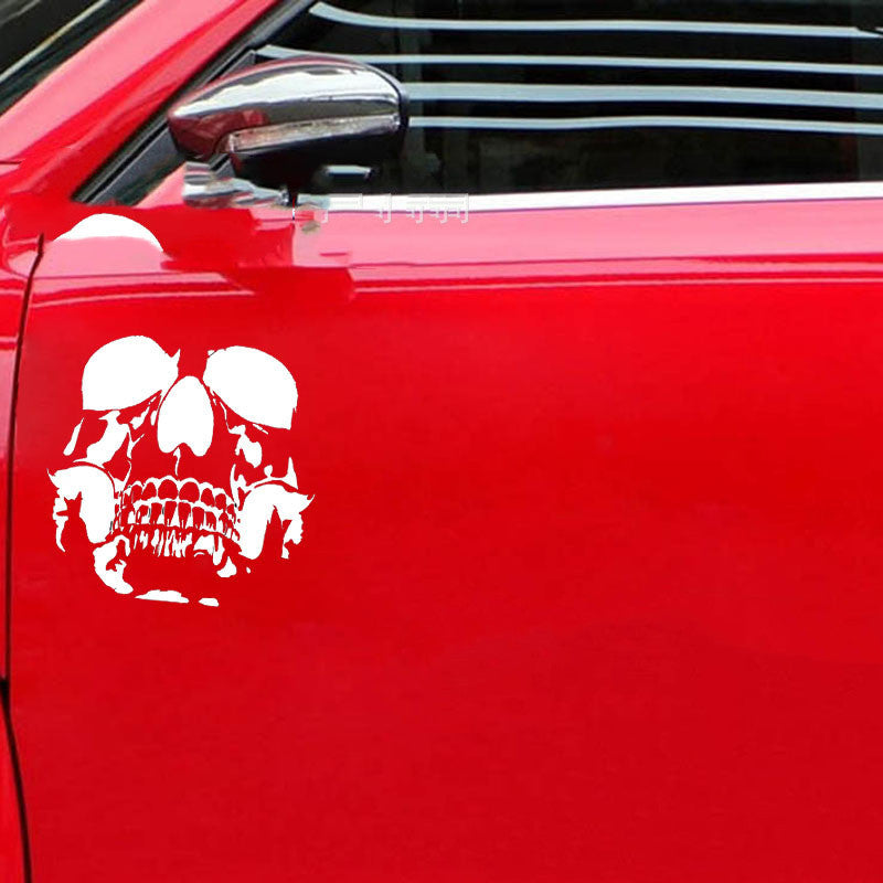 Horror Burst Skull Automobile Sticker Skull Motorcycle Reflective Car Stickers Decals