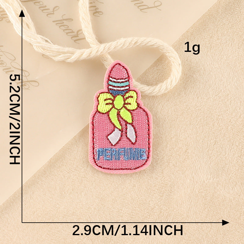 Computer Embroidery Label Patch – Small Badge for Clothing and Accessories