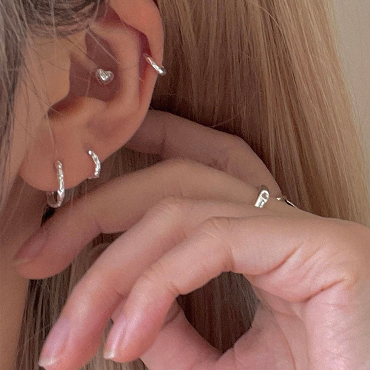 Simple Niche High Sense Ear Clip Female Texture Ear Ring