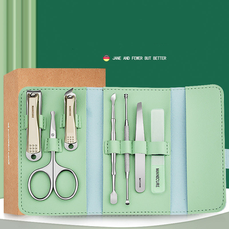 Stainless Steel Nail Clippers – Anti-Splash Household Care Tool Set