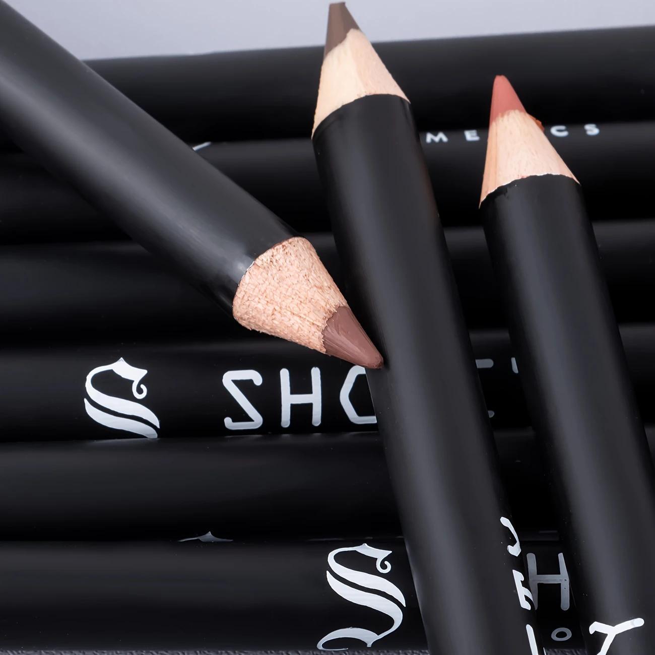 Private Label 12 Colors Smooth Waterproof Long-lasting Vegan Cruelty-free Non-stick Easy To Color Lip Liner Makeup