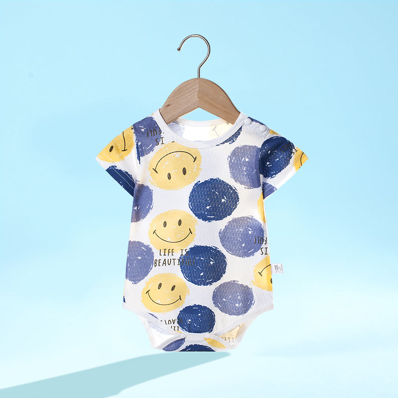 Cotton Summer Jumpsuit Newborn Unisex Relaxed Fit Baby