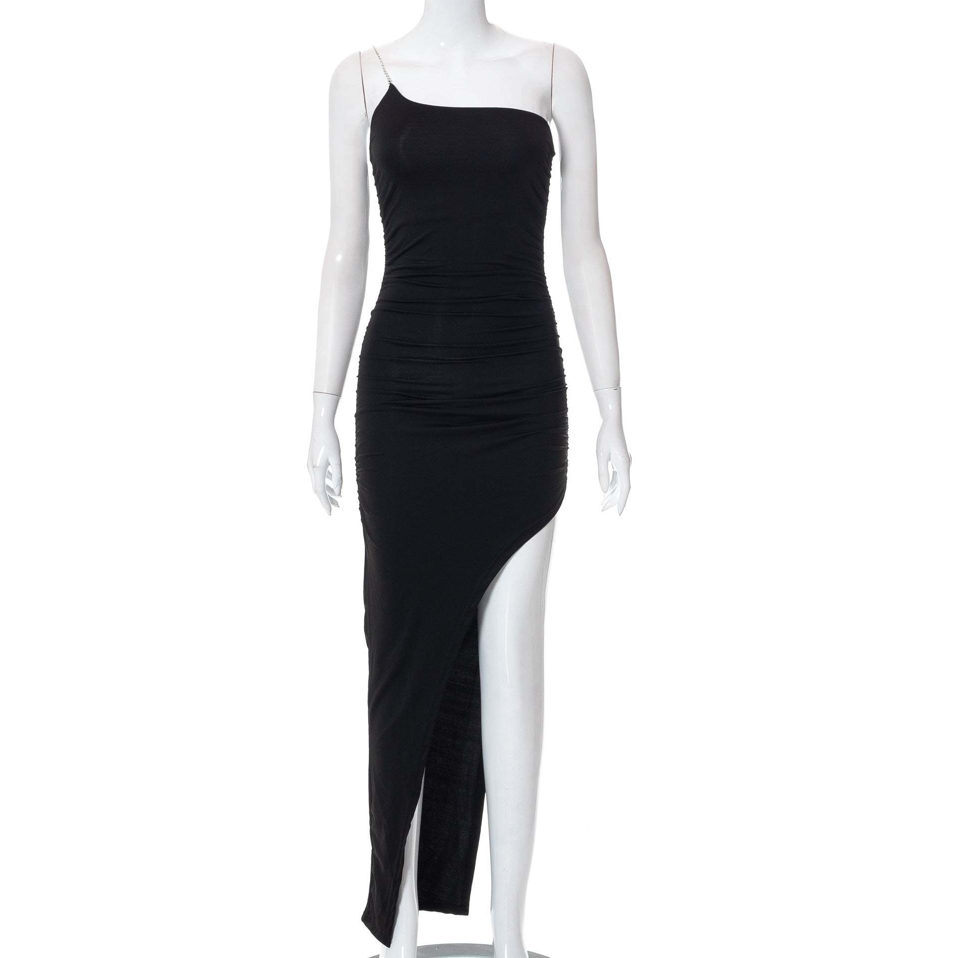 Irregular Dress With Hips And Casual European And American Style