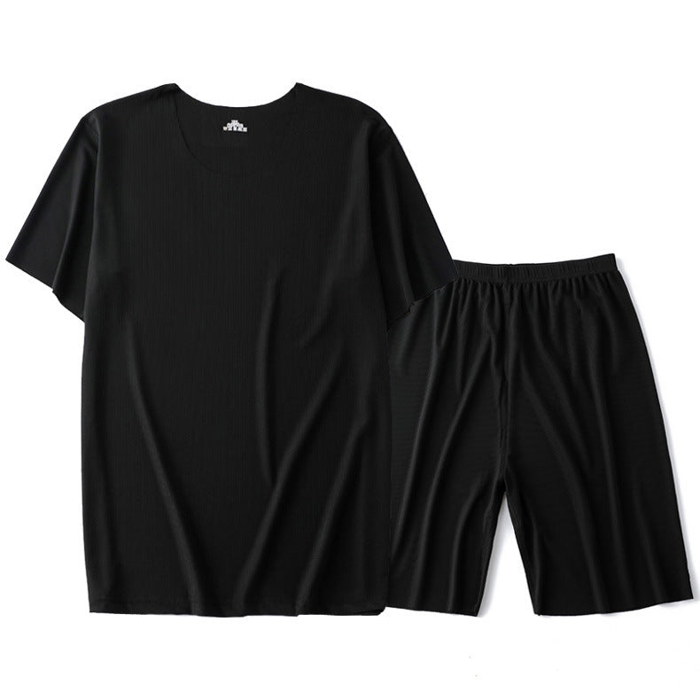 Home Wear Short Sleeve Shorts Suit Pajamas