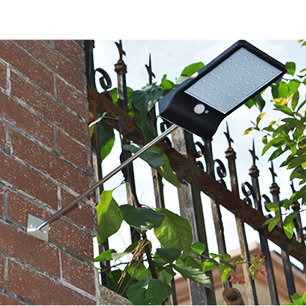 36LED Solar Human Body Induction Outdoor Waterproof Courtyard Wall Lamp