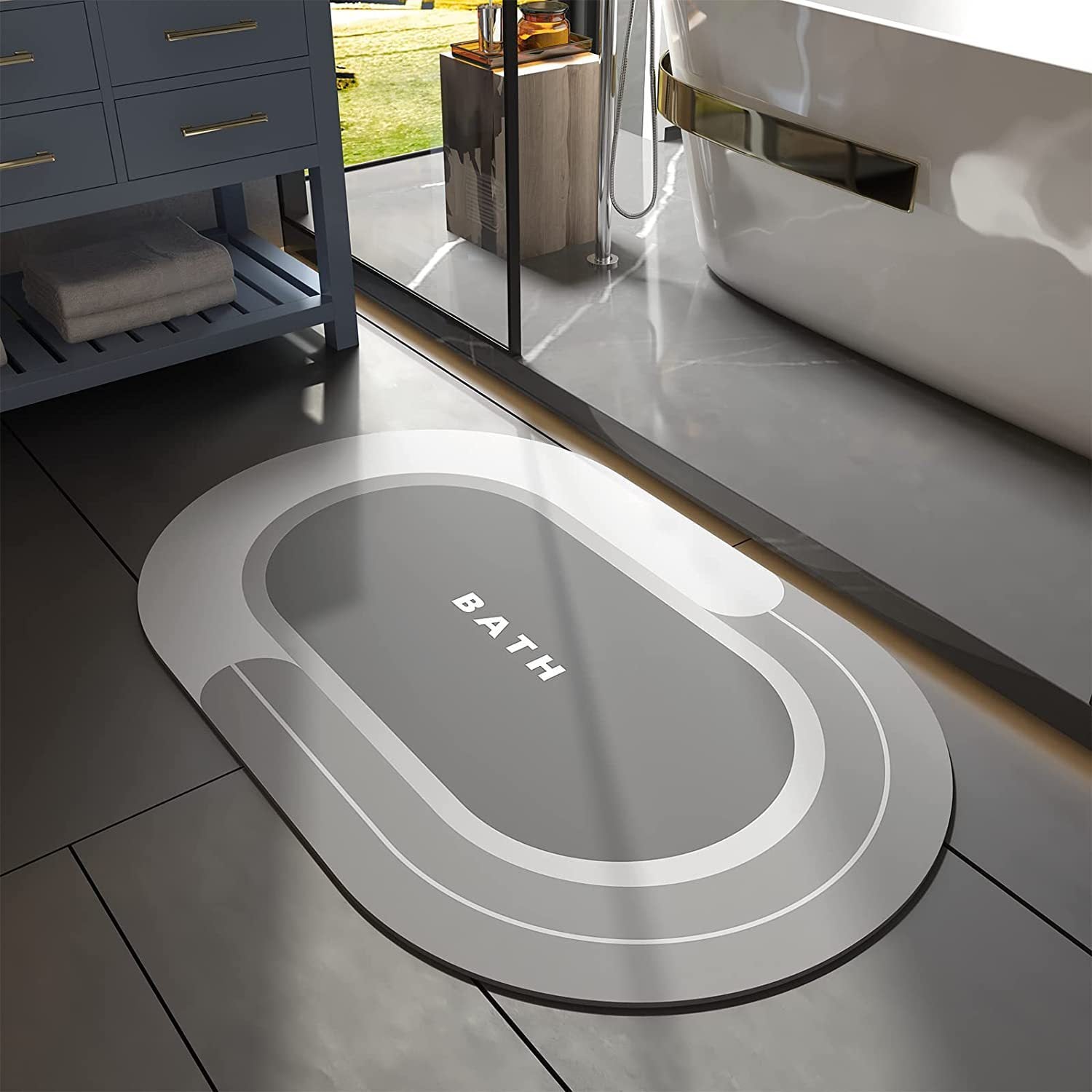 Home Fashion Non-Slip Bathroom Mats – Stylish & Safe Floor Rugs