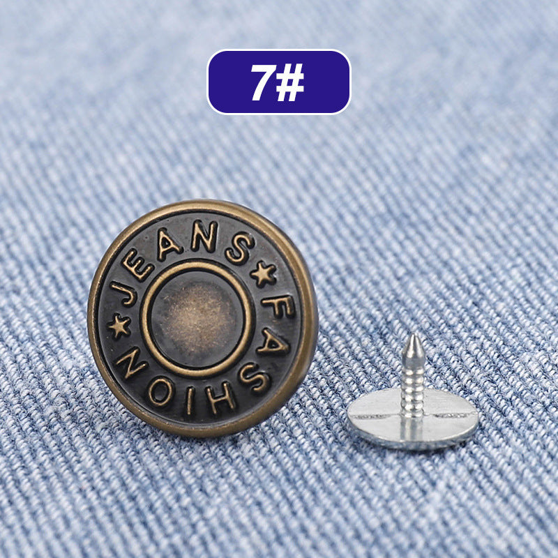 Adjustable Jeans Buttons – No-Sew Waist Adjustment Tool