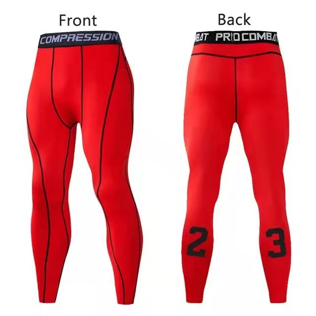 Men’s Compression Tights Leggings – Running & Gym Sports Pants