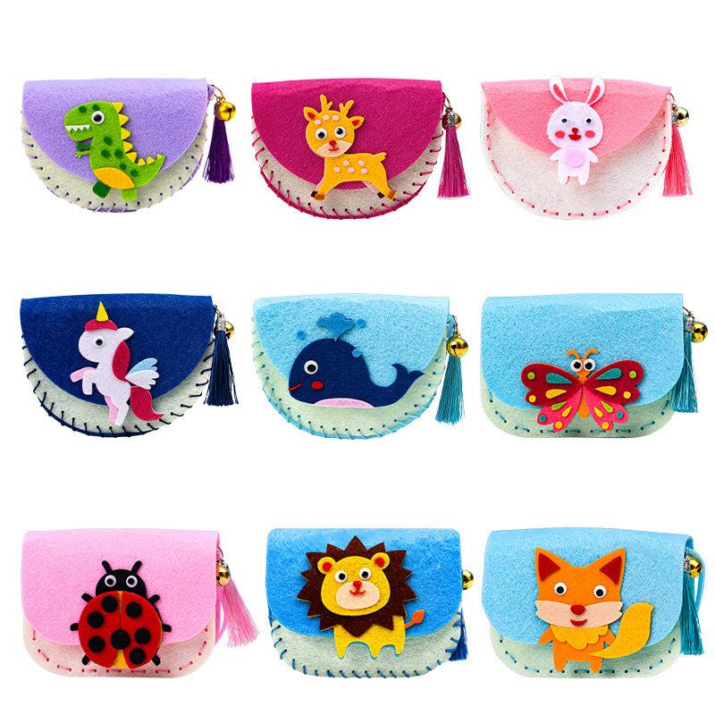Cartoon Non-Woven Bag DIY Craft Kit – Kindergarten Educational Paste Toy Set