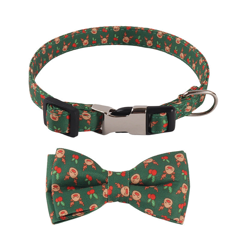 Pet Supplies Design Christmas Series Bow SUNFLOWER Holiday Dog Collar