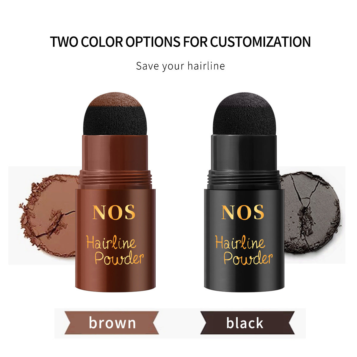 Portable Waterproof Hairline Filling Powder Stick