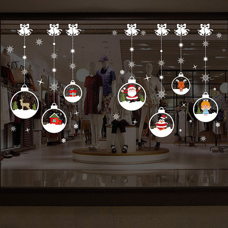 Self-adhesive Decorative Festive Christmas Wall Stickers