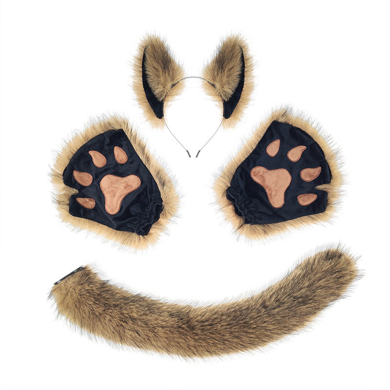 Halloween Masquerade Werewolf Beast Ear Headdress Costume Props
