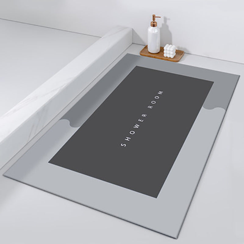 Absorbent Quick-Dry Rubber Bathroom Cushion – Non-Slip Floor Mat