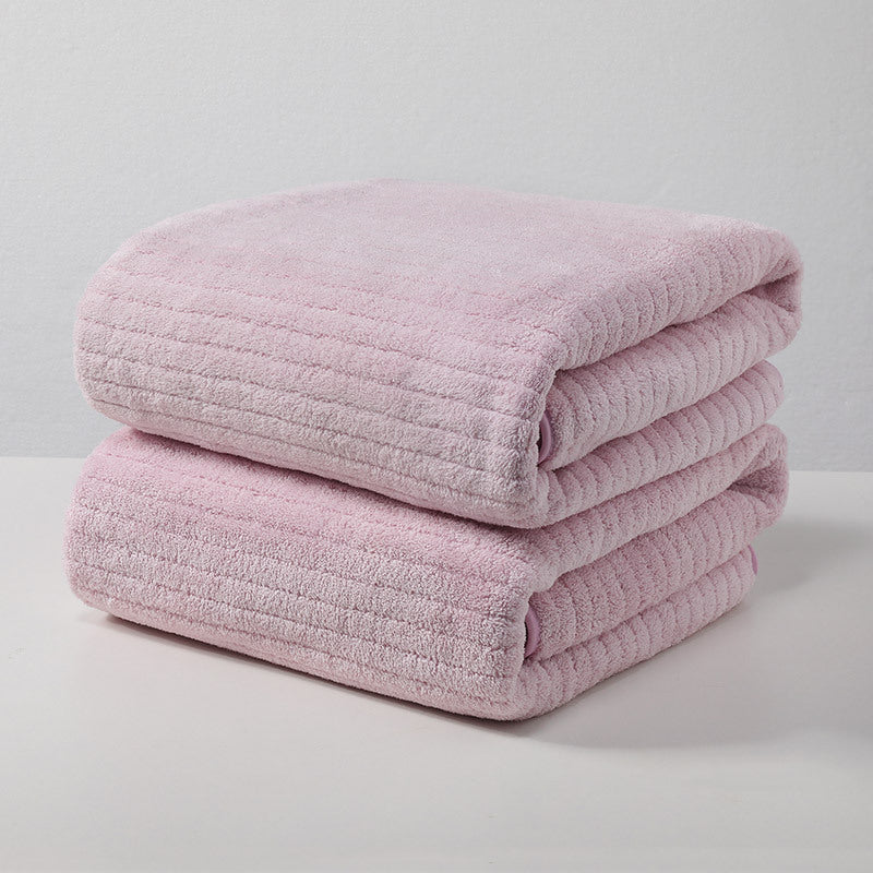 Plus Size Thickened Absorbent Soft Quick-drying Towel Coral Fleece Bath Towel