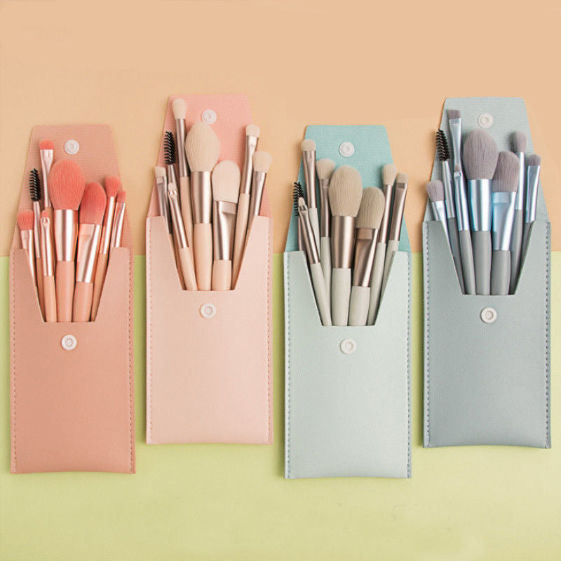 8-Piece Mini Makeup Brush Set – Beauty Tools Kit