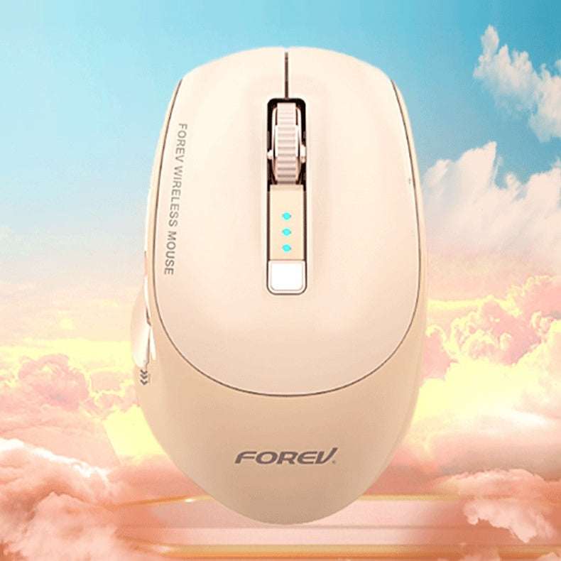 Bluetooth Dual-Mode Wireless Charging Mouse – Self-Charging & Photoelectric