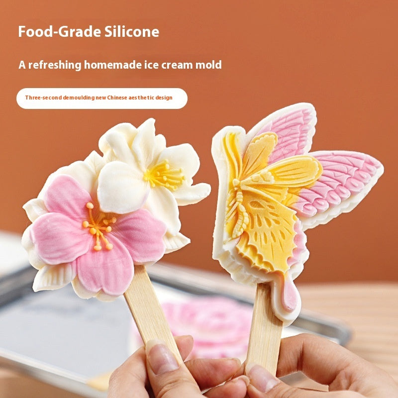 Ancient Style Cultural And Creative Ice-cream Mould Edible Silicon