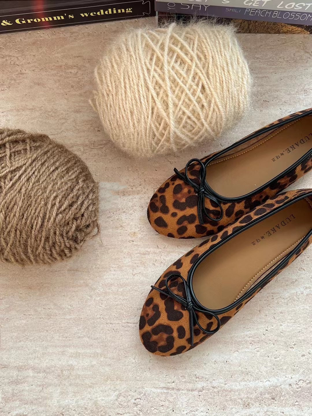 Low-cut Ballet Shoes Bow Flat Shoes
