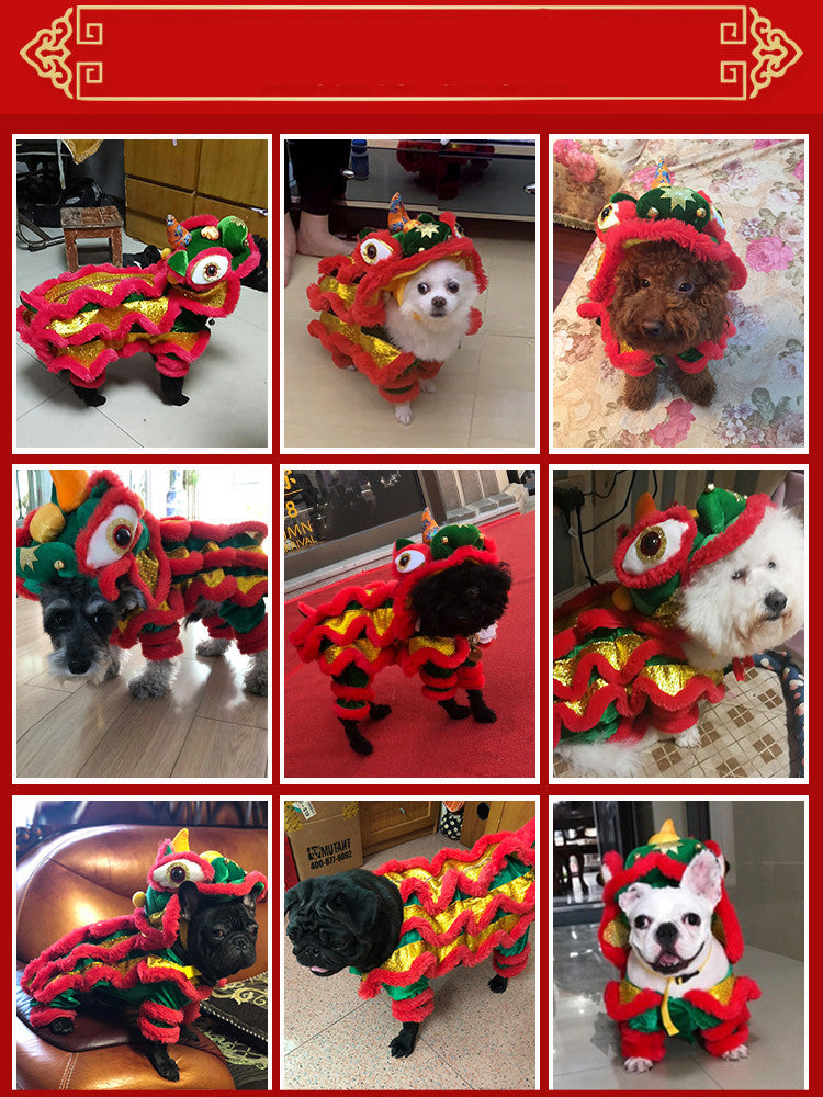 Lion Mane Party Costume for Cats and Dogs