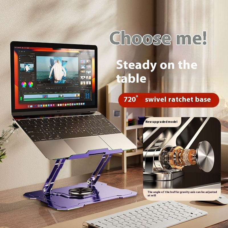 Multi-functional Desktop Folding Rotating Notebook Cooling Bracket