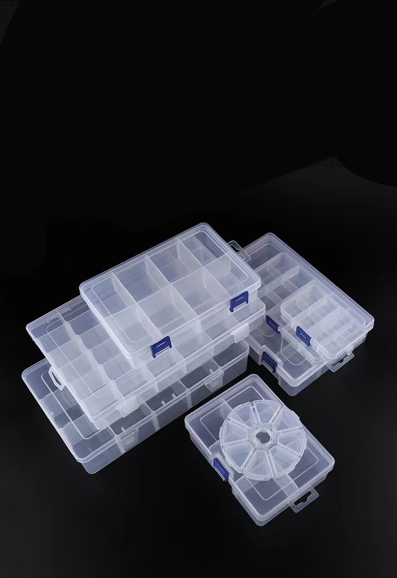 10 Grids 15 Grids 24 Grids Transparent Storage Tool Storage Box