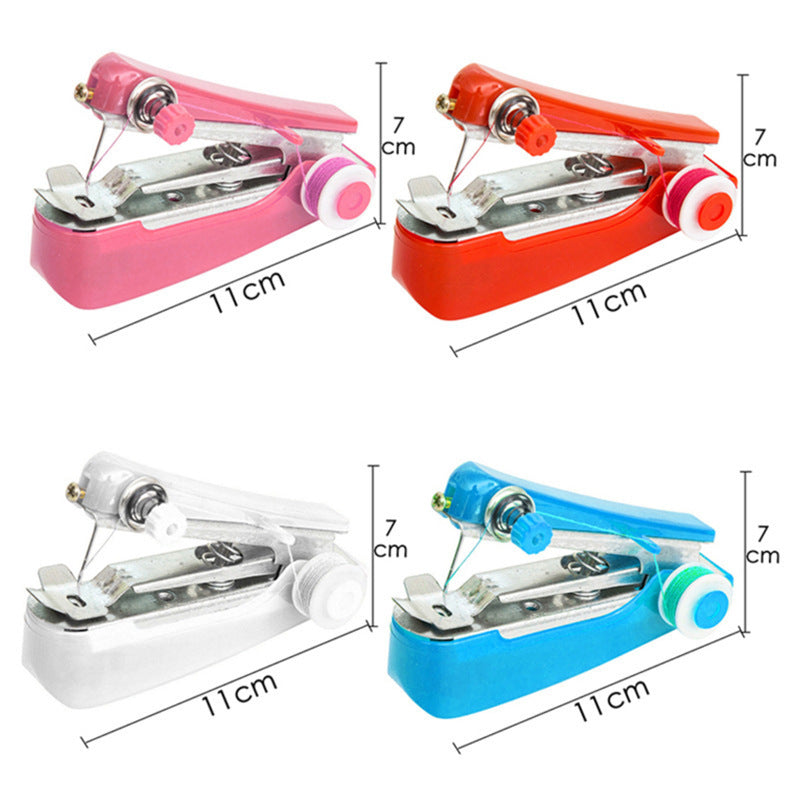 Small Household Hand-Held Portable Manual Sewing Machine – Lightweight DIY Device