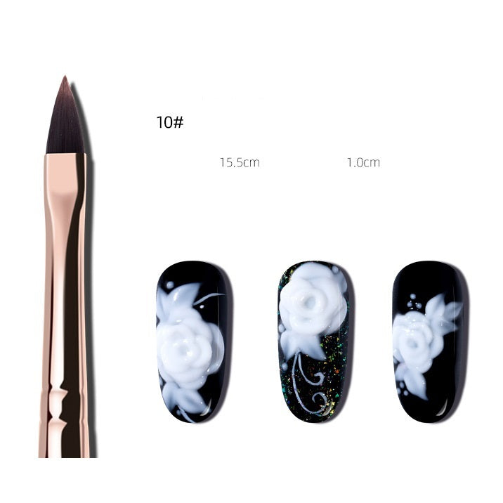 Round Head Nail Art Pen – Light Therapy Painting Tool