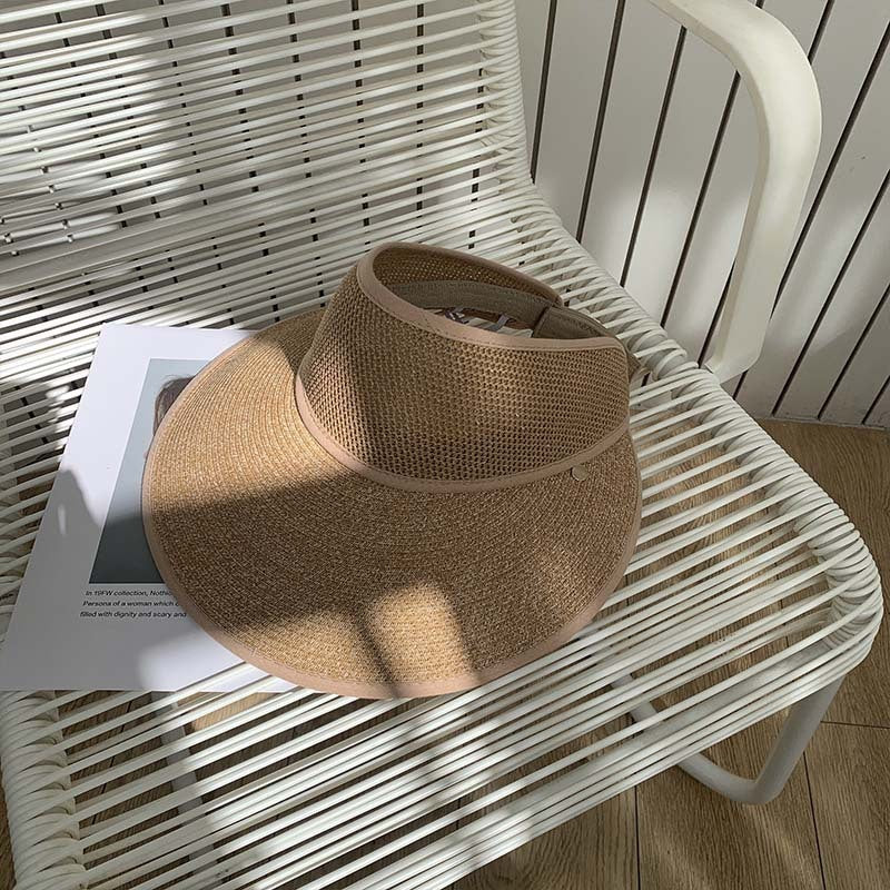 Sunscreen Female Summer Leisure Wide Eaves Grass