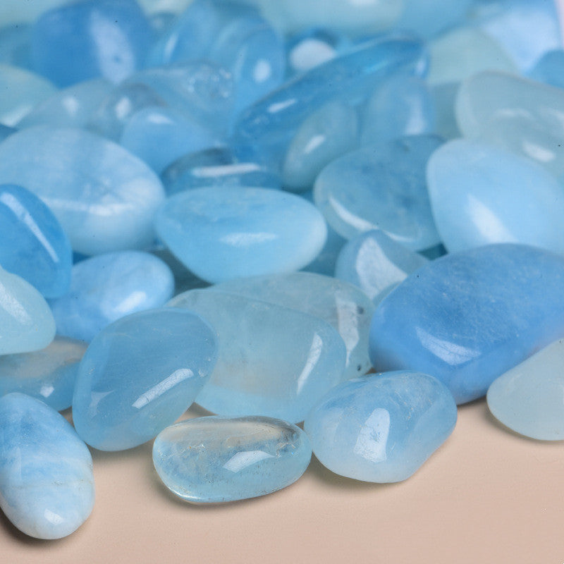Household Natural Aquamarine Aquarium Crystal Gravel
